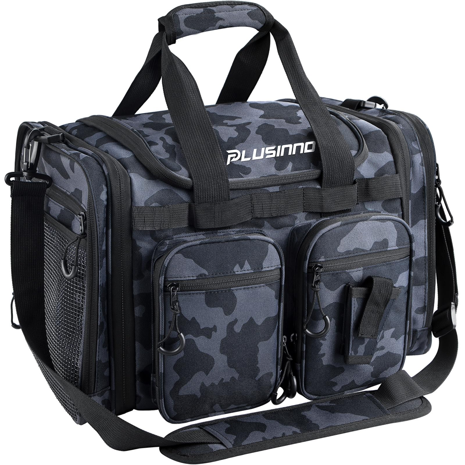 PLUSINNO Expandable Saltwater and Freshwater Fishing Bag for Anglers - Water Resistant Gear
| PLUSINNO Saltwater and Fr